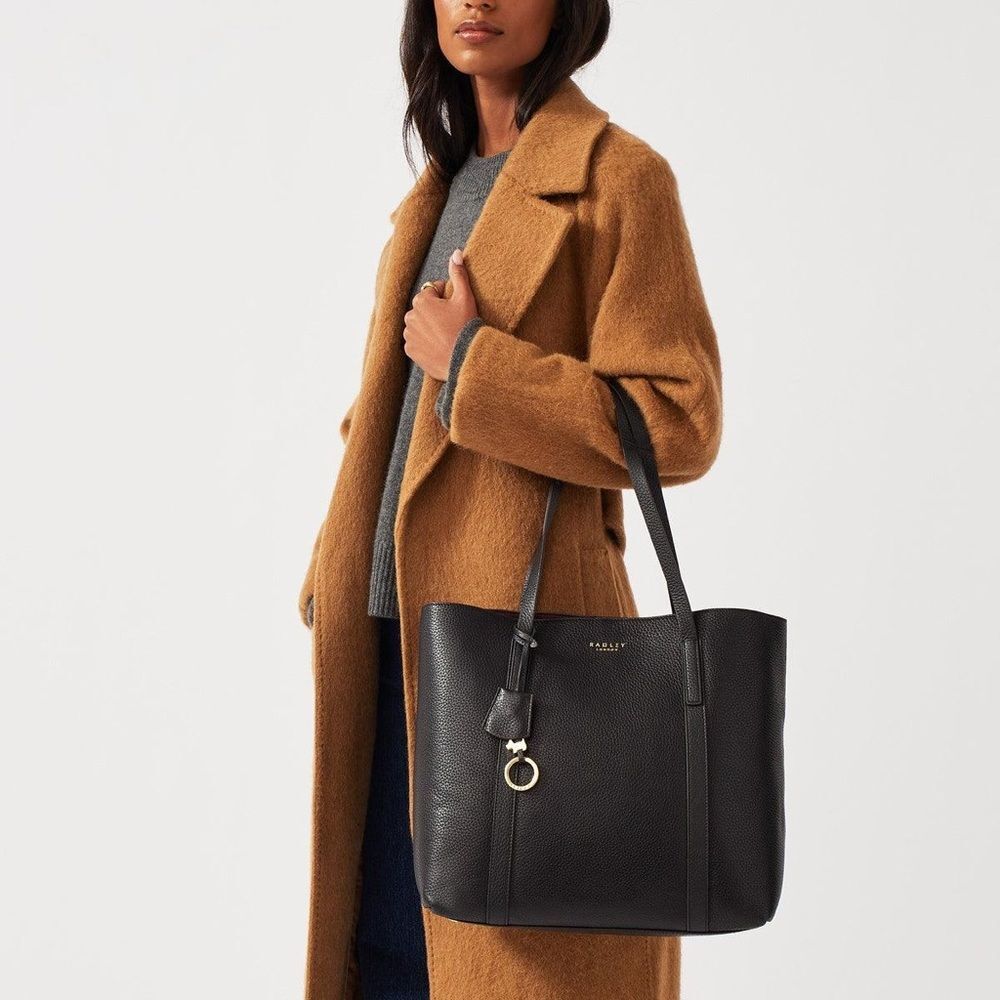 RADLEY London Museum Street Large Open-Top Tote in Dark Brown, NWT - Picture 15 of 16